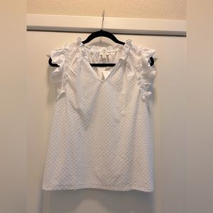 NWT J.Crew Ruffle Top XXL